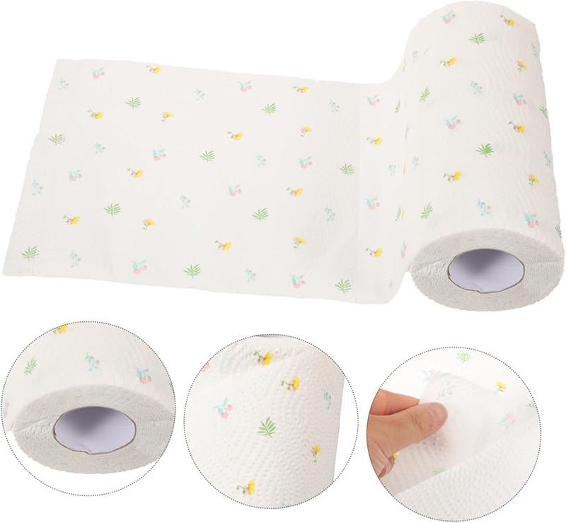 مناشف ورقية مطبوعة للمطبخ عالية الامتصاص للمطاعم والتنظيف المنزلي مريحة للاستخدام اليومي - Image 4